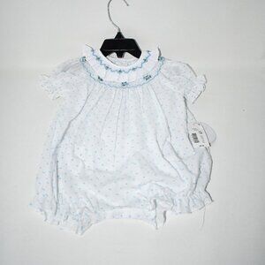 Edgehill Collection 1 Piece Smocked Outfit Size: 12 MOS #S44PENWT Details: 100%
